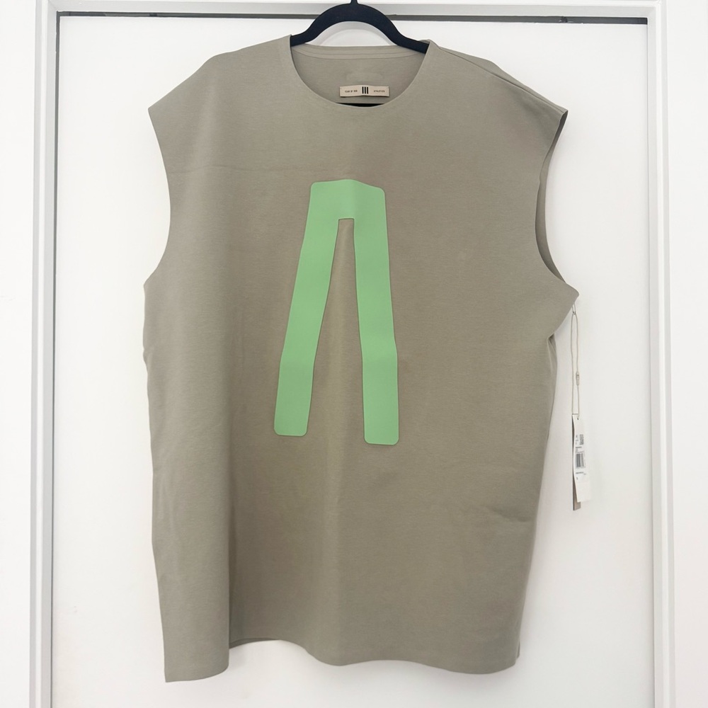 Adidas X Essentials Fear Of God Athletics Clay Oversized Sleeveless T-Shirt NWT